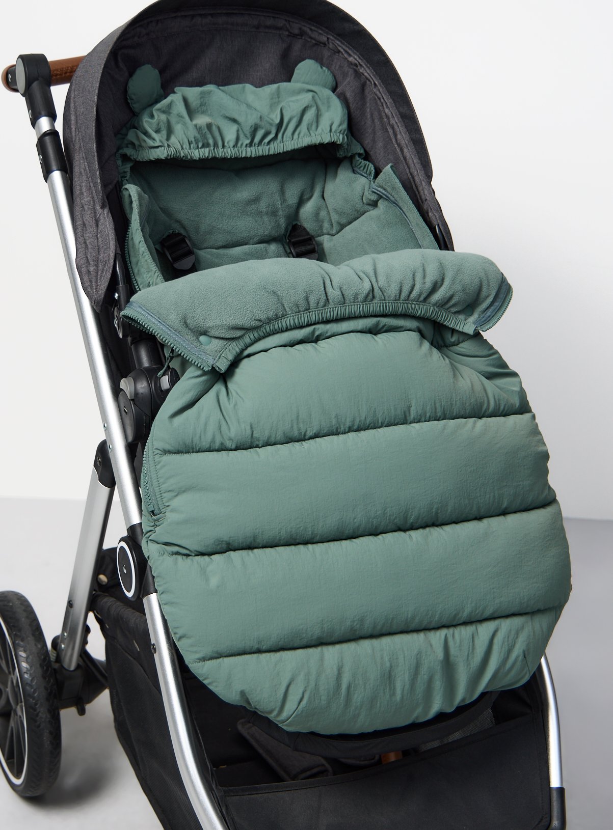Forest Green Quilted Footmuff One Size - Image 1 thumbnail